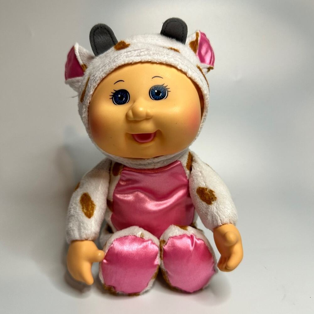 CPK Cabbage Patch Kids 10" Barnyard Friends Cuties Clara Cow Costume Baby Doll